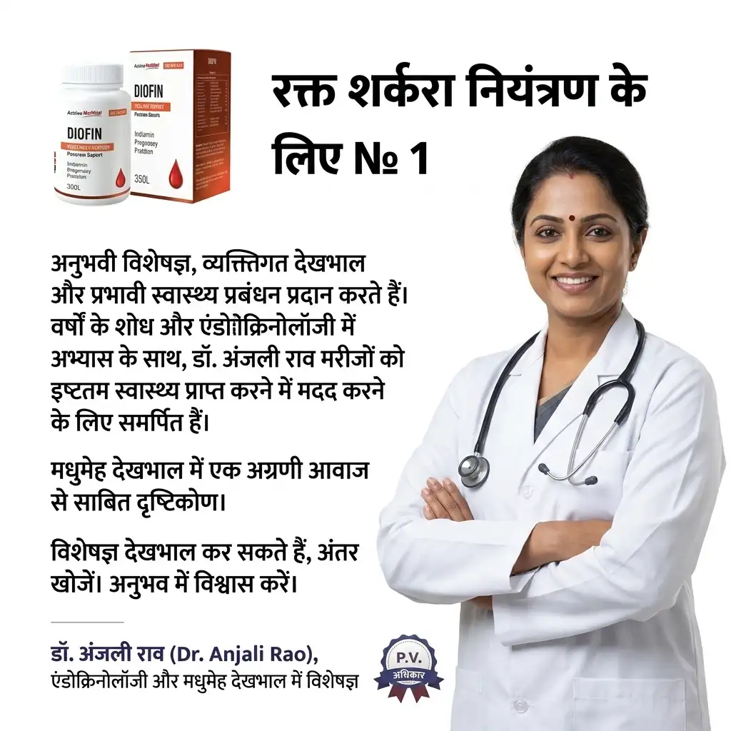 Diofin – रक्त शर्करा नियंत्रण के लिए आयुर्वेदिक सपोर्ट
